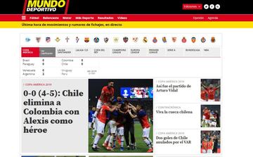 Esto generó la victoria de Chile en la prensa extranjera