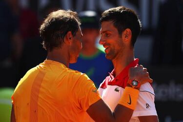 Nadal beats Djokovic to set up Rome final and number one shot