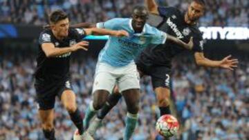 West Ham sorprende al City de Pellegrini y rompe su invicto