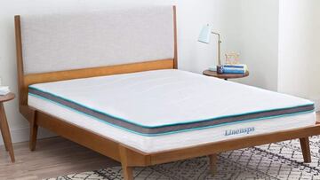 Este es el colchón híbrido individual con memory foam, que suma más de 86,000 valoraciones