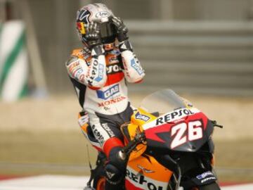 Dani Pedrosa obtuvo su primera victoria en el GP de China en 2006.