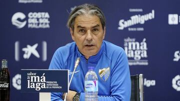 Natxo González durante la rueda de prensa de esteviernes.