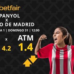 RCD Espanyol vs. Atlético de Madrid: horario, dónde ver, pronósticos y clasificación