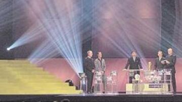 <b>POR TODO LO ALTO. </b>La gala del sorteo de clasificación para el Mundial que se celebrará en Alemania.