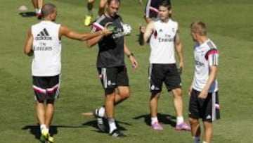 El Real Madrid prepara la Supercopa de Europa.