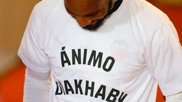 La camiseta en apoyo a Diakhaby.