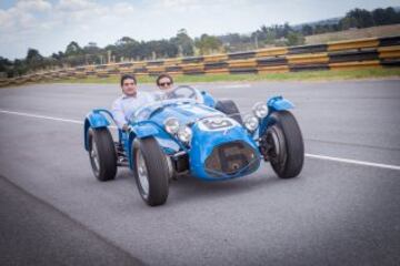 Los pilotos de Fórmula E Bruno Senna y Jerome D'Ambrosio visitaron el rancho El Casco que una vez fue la residencia de verano de Fangio y ahora es un hotel y spa, y pudieron conducir cuatro de los coches clásicos de competición del gran Manuel Fangio en el circuito Autódromo que el propio Fangio diseñó, antes de tener una visita guiada por el museo donde se reunieron con los medios de comunicación.