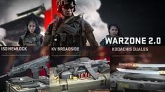 CoD Warzone 2.0 Temporada 2: cómo desbloquear las armas KV Briadside, ISO Hemlock y Kodachis Duales
