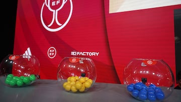 17/10/23 REAL FEDERACION ESPAÑOLA DE FUTBOL RFEF
SORTEO PRIMERA ELIMINATORIA DE LA COPA DEL REY 2023 - 2024
URNAS BOLAS