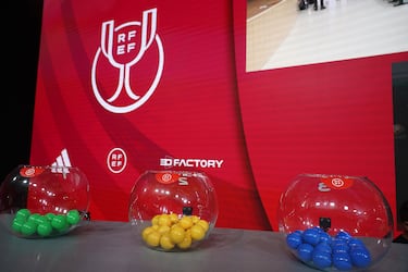 Why were Real Madrid not included in the Copa del Rey first round draw?