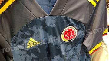 Camiseta alternativa de la Selección Colombia en 2020.