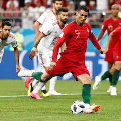 Cristiano se atasca desde los 11 metros; falla mucho más con Portugal que con el Madrid