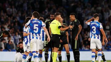 02/05/23 PARTIDO PRIMERA DIVISION REAL SOCIEDAD REAL MADRID
MILITAO ARBITRO PULIDO SANTANA