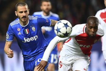 Leonardo Bonucci y Djibril Sidibe