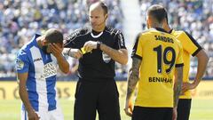 Sandro, junto a El Zhar y Mateu Lahoz.