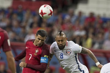Las mejores imágenes del Portugal-Chile en Kazán