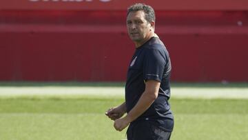 Eusebio Sacristán, entrenador del Girona.