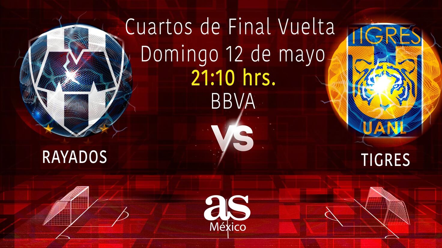 Monterrey vs Tigres en vivo Liga MX, vuelta cuartos de final hoy en