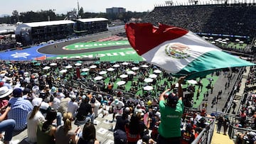 El Foro Sol del Hermanos Rodríguez durante el GP de México.