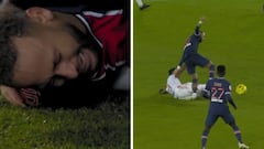 El llanto lo dice todo: la escalofriante patada que lesionó a Neymar