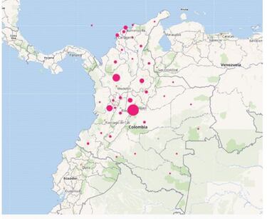 Mapa de casos y muertes por coronavirus por departamentos en Colombia: hoy, 24 de agosto
