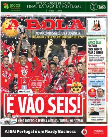 Portadas de la prensa deportiva