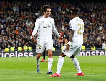 Isco abrió el marcador y marcó el 1-0.