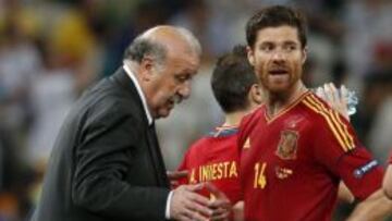 Del Bosque: "Es muy difícil mejorar lo que ha hecho Xabi"