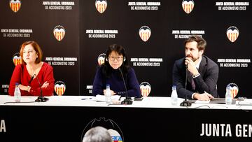 14/12/23
JUNTA GENERAL DE ACCIONISTAS DEL VALENCIA CF - INMACULADA IBA?EZ - LAY HOON CHAN - JAVIER SOLIS