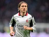 Soccer Football - Serie A - AC Milan v Torino - San Siro, Milan, Italy - March 21, 2026 AC Milan's Luka Modric in action REUTERS/Daniele Mascolo