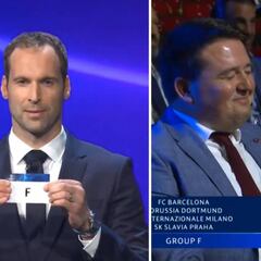 Están dando la vuelta al mundo: el 'tierra trágame' de la gente del Slavia durante el sorteo...