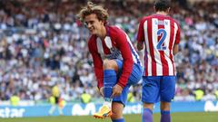 Griezmann celebr&oacute; el gol se&ntilde;alando el nombre de su hija Mia, que cumpl&iacute;a un a&ntilde;o.