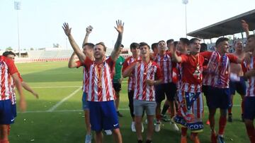 Locura rojiblanca: el Atlético juvenil celebró así su título