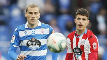 Partido segunda división. Lugo-Deportivo.