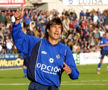 El héroe del primer ascenso a Primera marcando cuatro goles en Tenerife.