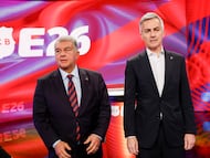 12/03/26 DEBATE PRESIDENCIA FC BARCELONA 2026 JOAN LAPORTA VICTOR FONT