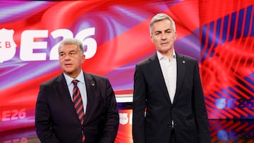 12/03/26 DEBATE PRESIDENCIA FC BARCELONA 2026 JOAN LAPORTA VICTOR FONT