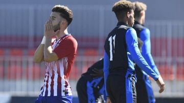 Shinton frenó al Atlético en Brujas y De Wolf lo remató