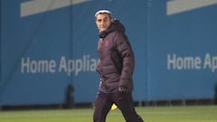 Cinco azulgrana no se entrenan con permiso de Valverde