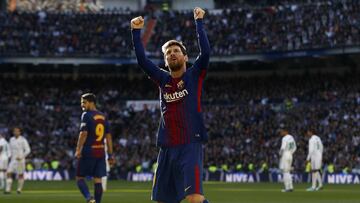 23/12/17 PARTIDO PRIMERA DIVISION
REAL MADRID - BARCELONA
ALEGRIA GOL 0-2 MESSI