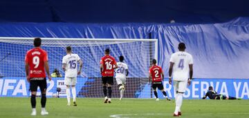 5-1. Karim Benzema marca el quinto gol.