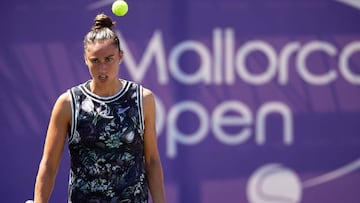 Sara Sorribes entr&oacute; al cuadro final del Mallorca Open.