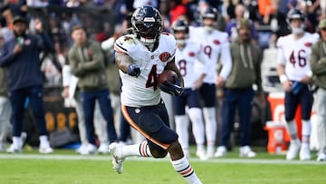 The Chicago Bears will be without running back Swift in Cincinnati today, as Ben Johnson’s men take on the Bengals.