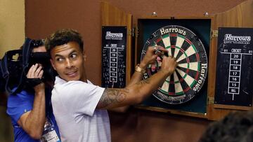 El inglés Dele Alli, en la concentración de Repino.