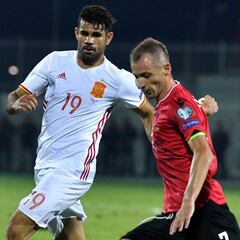 El 1x1 de España: Costa abrió la lata y Nolito dio la tranquilidad