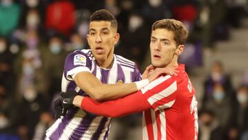 VALLADOLID. 28/01/2022. PARTIDO DE LA LIGA SMARTBANK ENTRE EL REAL VALLADOLID Y EL SPORTING DE GIJON