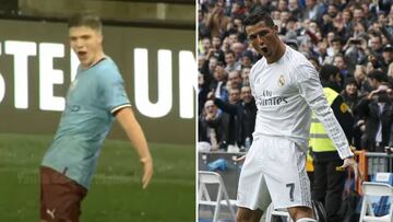 El filial del City ‘vacila’ a Cristiano en la goleada al United