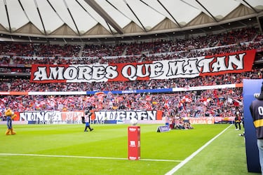 Gran ambiente en el estadio Riyadh Air Metropolitano. 