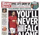 The Sun: "Liverpool y Chelsea quieren rescatar a Falcao"
