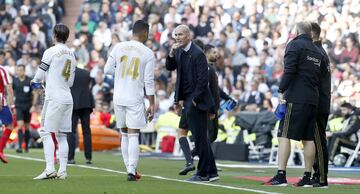 Casemiro y Zidane.